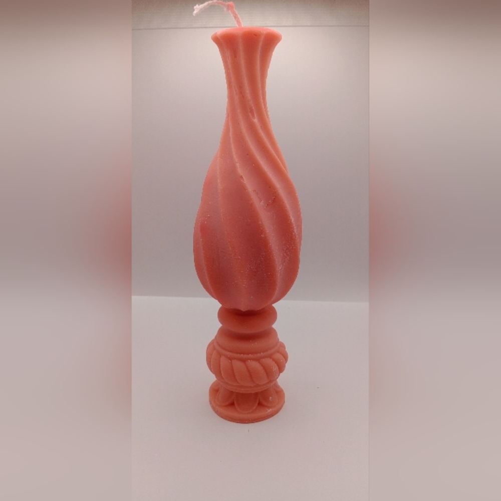 Coral Decorative Candle